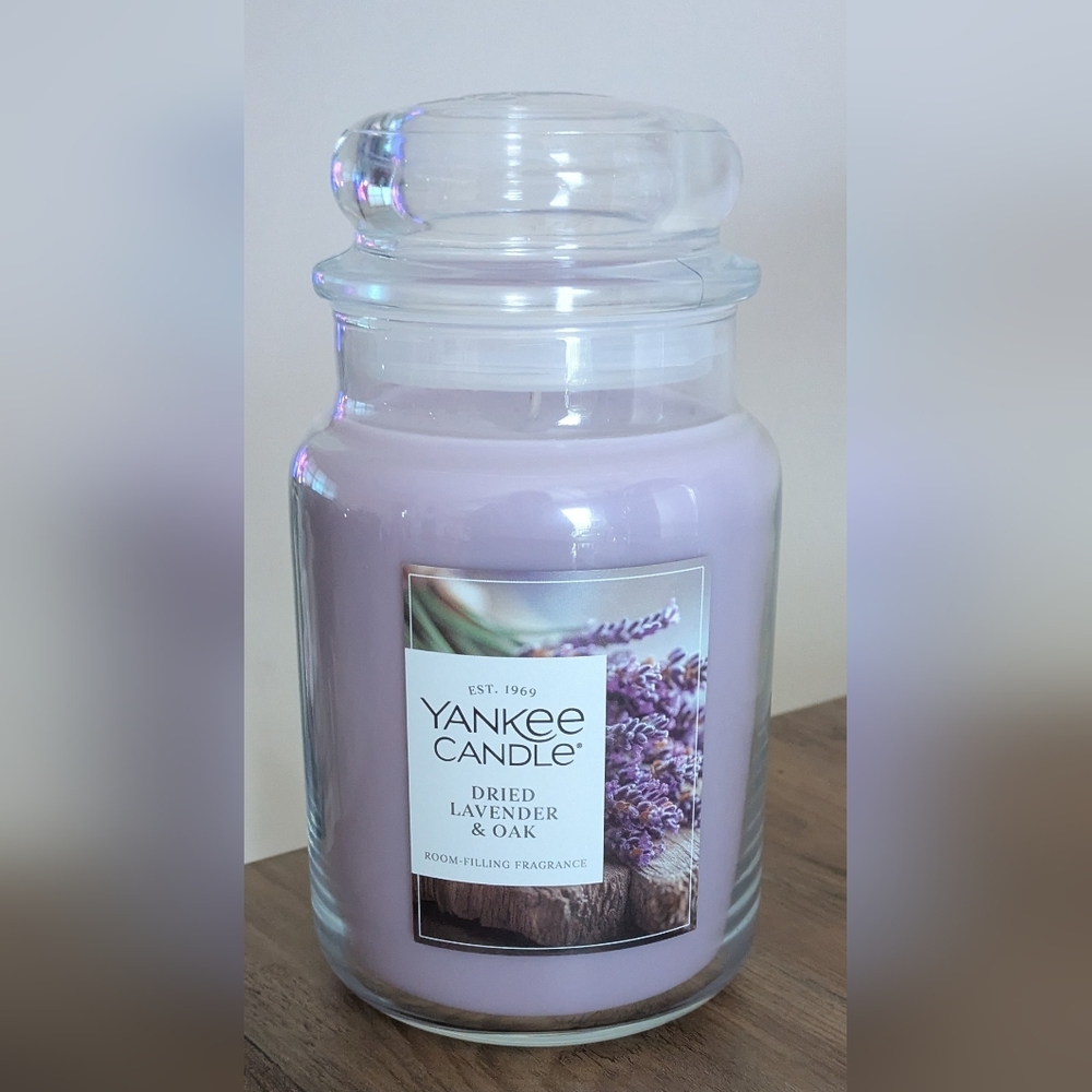 Yankee Candle Lavender & Oak Jar Candle